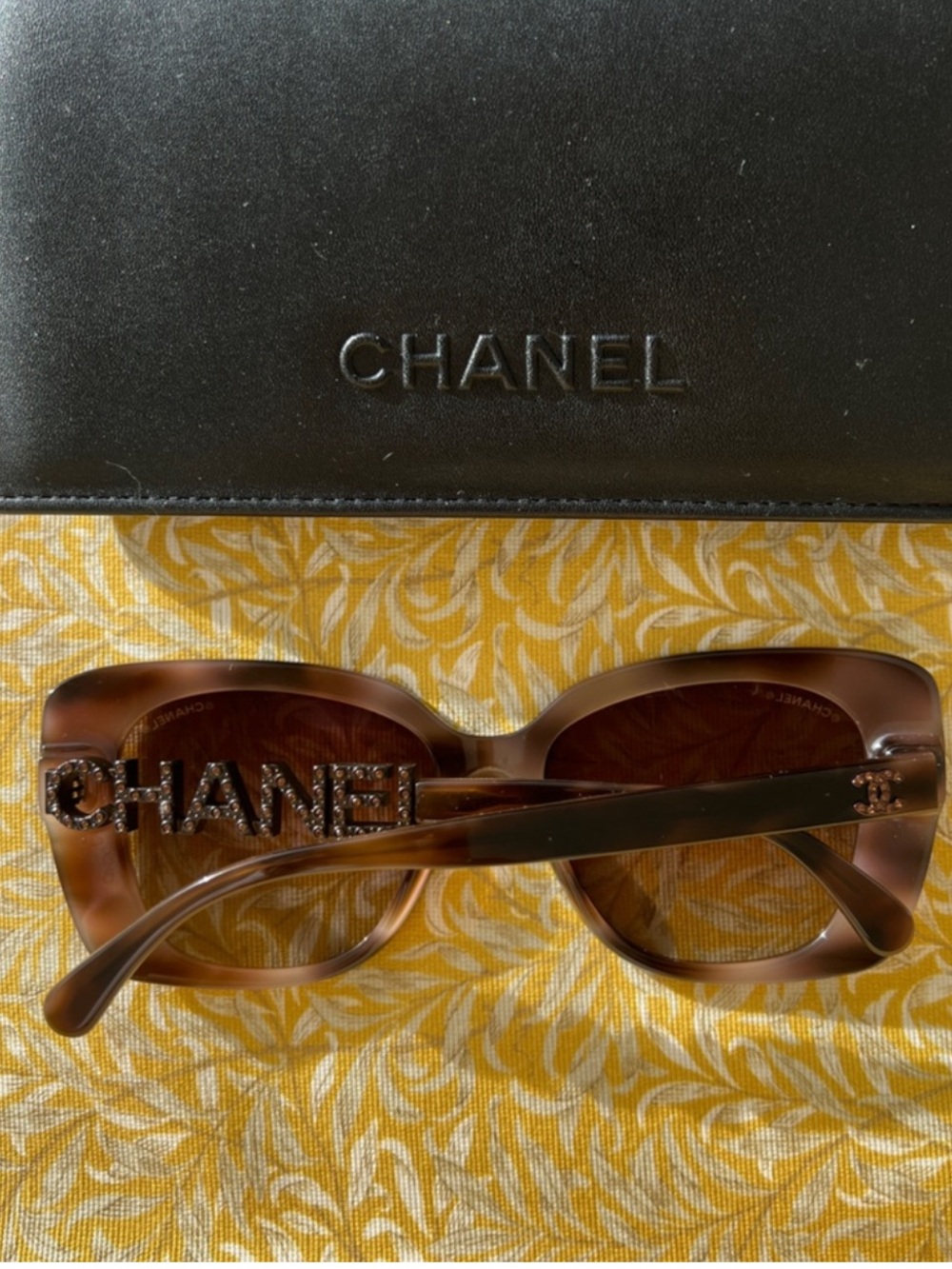 Chanel Square Sunglasses in Brown